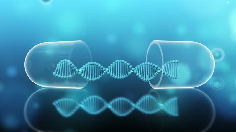 Representación de una doble hélice de ADN